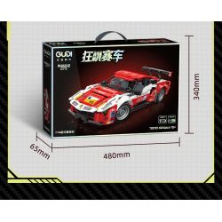 GUDI 70010 non  CUỘC ĐUA GIẬN DỮ XE KÉO GT3 BLAZING HORSE bộ đồ chơi xếp lắp ráp ghép mô hình  Kỹ Thuật Công Nghệ Cao Mô Hình Phương Tiện 524 khối