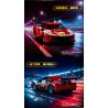GUDI 70010 non  CUỘC ĐUA GIẬN DỮ XE KÉO GT3 BLAZING HORSE bộ đồ chơi xếp lắp ráp ghép mô hình  Kỹ Thuật Công Nghệ Cao Mô Hình Phương Tiện 524 khối