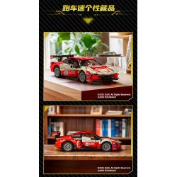 GUDI 70010 non  CUỘC ĐUA GIẬN DỮ XE KÉO GT3 BLAZING HORSE bộ đồ chơi xếp lắp ráp ghép mô hình  Kỹ Thuật Công Nghệ Cao Mô Hình Phương Tiện 524 khối