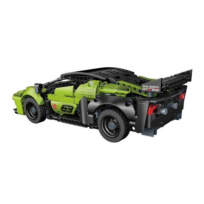 GUDI 70009 non  ĐUA XE GIẬN DỮ KÉO LÙI CƠN BÃO BULL EVO2 tỷ lệ 1:14 bộ đồ chơi xếp lắp ráp ghép mô hình  Kỹ Thuật Công Nghệ Cao Mô Hình Phương Tiện 533 khối