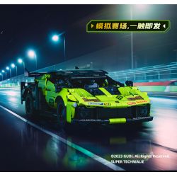 GUDI 70009 non  ĐUA XE GIẬN DỮ KÉO LÙI CƠN BÃO BULL EVO2 tỷ lệ 1:14 bộ đồ chơi xếp lắp ráp ghép mô hình  Kỹ Thuật Công Nghệ Cao Mô Hình Phương Tiện 533 khối