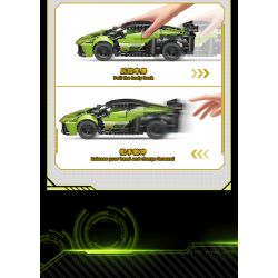 GUDI 70009 non  ĐUA XE GIẬN DỮ KÉO LÙI CƠN BÃO BULL EVO2 tỷ lệ 1:14 bộ đồ chơi xếp lắp ráp ghép mô hình  Kỹ Thuật Công Nghệ Cao Mô Hình Phương Tiện 533 khối