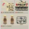 ZUANMA 108B non  ĐOÀN THÁM HIỂM SẮT XE TĂNG CHIẾN ĐẤU CHỦ LỰC M1A2 CỦA MỸ bộ đồ chơi xếp lắp ráp ghép mô hình Military Army M1A2SEP MAIN BATTLE TANK Quân Sự Bộ Đội 704 khối