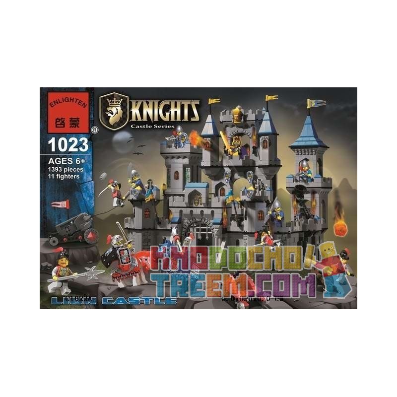 Enlighten 1023 Qman 1023 KEEPPLEY 1023 Xếp hình kiểu Lego CASTLE Castle Knights Bao Vây Lâu đài Nhà Vua 1393 khối Enlighten 1023 Qman 1023 KEEPPLEY 1023 Xếp hình kiểu Lego CASTLE Castle Knights Bao Vây Lâu đài Nhà Vua 1393 khối