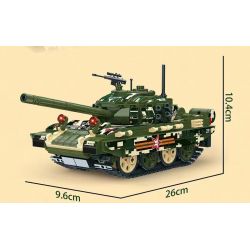 ZUANMA 108A non  VIỄN CHINH SẮT XE TĂNG CHIẾN ĐẤU CHỦ LỰC T-90 CỦA NGA bộ đồ chơi xếp lắp ráp ghép mô hình Military Army T-90 MAIN BATTLE TANK Quân Sự Bộ Đội 667 khối