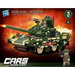 ZUANMA 108A non  VIỄN CHINH SẮT XE TĂNG CHIẾN ĐẤU CHỦ LỰC T-90 CỦA NGA bộ đồ chơi xếp lắp ráp ghép mô hình Military Army T-90 MAIN BATTLE TANK Quân Sự Bộ Đội 667 khối