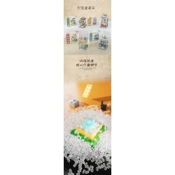 WELLEADZ 6103 non  XƯA TIỆM CẮT TÓC bộ đồ chơi xếp lắp ráp ghép mô hình BARBER SHOP 504 khối