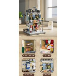 WELLEADZ 6102 non  NGÀY XƯA CỬA HÀNG PHẦN CỨNG bộ đồ chơi xếp lắp ráp ghép mô hình HARDWARE STORE 491 khối