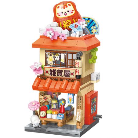 KEEPPLEY K28023 28023 non  CẢNH ĐƯỜNG PHỐ ĐẦY MÀU SẮC PHẦN 5 CỬA HÀNG TẠP HÓA SHIGUANG bộ đồ chơi xếp lắp ráp ghép mô hình Creator Sáng Tạo