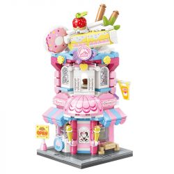 KEEPPLEY K28027 28027 non  CẢNH ĐƯỜNG PHỐ SẮC MÀU MÙA 5 NGÔI NHÀ NGÀN TẦNG NGỌT NGÀO bộ đồ chơi xếp lắp ráp ghép mô hình Creator Sáng Tạo