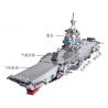 CAYI KY012 non  TÀU SÂN BAY CHẠY BẰNG NĂNG LƯỢNG HẠT NHÂN bộ đồ chơi xếp lắp ráp ghép mô hình Military Army Quân Sự Bộ Đội 998 khối