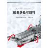 CAYI KY012 non  TÀU SÂN BAY CHẠY BẰNG NĂNG LƯỢNG HẠT NHÂN bộ đồ chơi xếp lắp ráp ghép mô hình Military Army Quân Sự Bộ Đội 998 khối