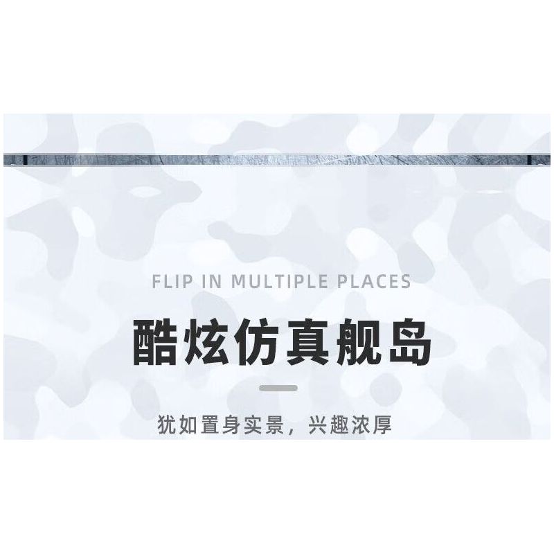 CAYI KY012 non  TÀU SÂN BAY CHẠY BẰNG NĂNG LƯỢNG HẠT NHÂN bộ đồ chơi xếp lắp ráp ghép mô hình Military Army Quân Sự Bộ Đội 998 khối