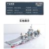 CAYI KY012 non  TÀU SÂN BAY CHẠY BẰNG NĂNG LƯỢNG HẠT NHÂN bộ đồ chơi xếp lắp ráp ghép mô hình Military Army Quân Sự Bộ Đội 998 khối