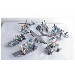 CAYI KY012 non  TÀU SÂN BAY CHẠY BẰNG NĂNG LƯỢNG HẠT NHÂN bộ đồ chơi xếp lắp ráp ghép mô hình Military Army Quân Sự Bộ Đội 998 khối