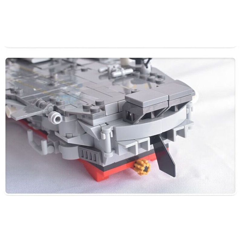 CAYI KY012 non  TÀU SÂN BAY CHẠY BẰNG NĂNG LƯỢNG HẠT NHÂN bộ đồ chơi xếp lắp ráp ghép mô hình Military Army Quân Sự Bộ Đội 998 khối