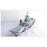CAYI KY012 non  TÀU SÂN BAY CHẠY BẰNG NĂNG LƯỢNG HẠT NHÂN bộ đồ chơi xếp lắp ráp ghép mô hình Military Army Quân Sự Bộ Đội 998 khối