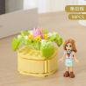 CAYI 13001 13002 13003 13004 13005 13006 non  NGƯỜI TRỒNG HOA 6 LOẠI MỌNG NƯỚC bộ đồ chơi xếp lắp ráp ghép mô hình Creator LITTLE GARDENER Sáng Tạo 520 khối