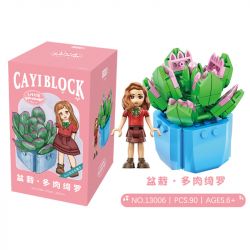 CAYI 13001 13002 13003 13004 13005 13006 non  NGƯỜI TRỒNG HOA 6 LOẠI MỌNG NƯỚC bộ đồ chơi xếp lắp ráp ghép mô hình Creator LITTLE GARDENER Sáng Tạo 520 khối