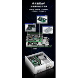 PANTASY 85005 non  MÁY TÍNH CỔ ĐIỂN bộ đồ chơi xếp lắp ráp ghép mô hình RETRO 90S PC 1800 khối