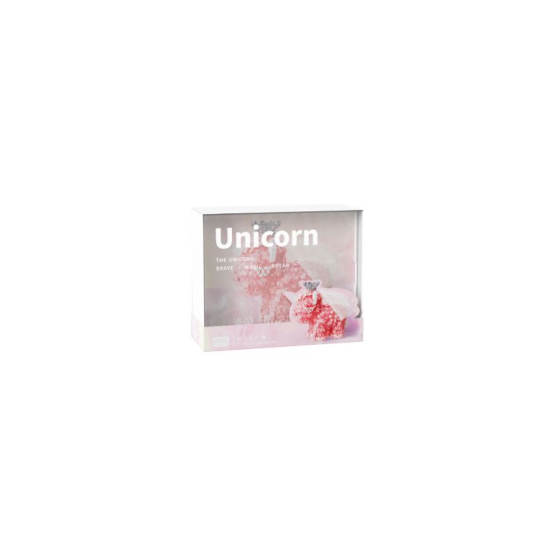 GEKKOSHA 804218 non  HOA KỲ LÂN MÀU HỒNG HUYỀN ẢO CHẢY YING bộ đồ chơi xếp lắp ráp ghép mô hình Arts & Crafts UNICORN 1363 khối