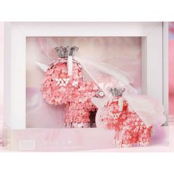 GEKKOSHA 804218 non  HOA KỲ LÂN MÀU HỒNG HUYỀN ẢO CHẢY YING bộ đồ chơi xếp lắp ráp ghép mô hình Arts & Crafts UNICORN 1363 khối