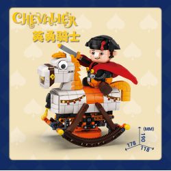 KAIDO KD99006-1 99006-1 non  NGỰA BẬP BÊNH HIỆP SĨ DŨNG CẢM bộ đồ chơi xếp lắp ráp ghép mô hình CHEVALIER 610 khối