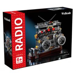 WELLEADZ 2118 non  ĐÀI PHÁT THANH CỔ ĐIỂN bộ đồ chơi xếp lắp ráp ghép mô hình Creator RADIO Sáng Tạo 1199 khối