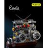WELLEADZ 2118 non  ĐÀI PHÁT THANH CỔ ĐIỂN bộ đồ chơi xếp lắp ráp ghép mô hình Creator RADIO Sáng Tạo 1199 khối