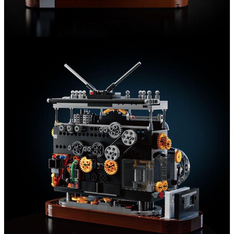 WELLEADZ 2118 non  ĐÀI PHÁT THANH CỔ ĐIỂN bộ đồ chơi xếp lắp ráp ghép mô hình Creator RADIO Sáng Tạo 1199 khối