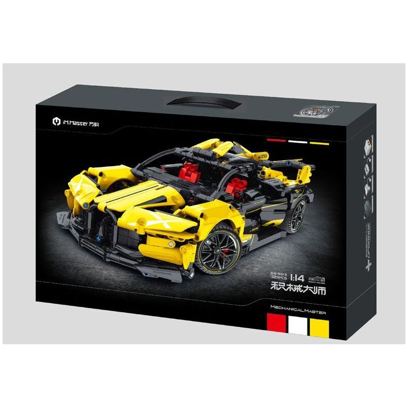 IM.MASTER QIHUI 9813 non  BẬC THẦY TÍCH LŨY BUGATTI VEYRON tỷ lệ 1:14 bộ đồ chơi xếp lắp ráp ghép mô hình  Kỹ Thuật Công Nghệ Cao Mô Hình Phương Tiện 1323 khối