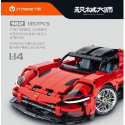 IM.MASTER QIHUI 9812 non  BẬC THẦY TÍCH LŨY FERRARI SP3 tỷ lệ 1:14 bộ đồ chơi xếp lắp ráp ghép mô hình  Kỹ Thuật Công Nghệ Cao Mô Hình Phương Tiện 1357 khối