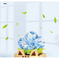 BALODY 21179 non  CHUYỆN GIỮA HOA 12 PHONG CÁCH bộ đồ chơi xếp lắp ráp ghép mô hình Creator POTTED FLOWER Sáng Tạo 1666 khối