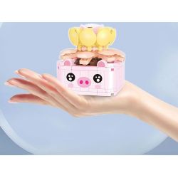 BALODY 21179 non  CHUYỆN GIỮA HOA 12 PHONG CÁCH bộ đồ chơi xếp lắp ráp ghép mô hình Creator POTTED FLOWER Sáng Tạo 1666 khối