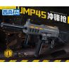 ZHEGAO 918007 non  SÚNG TIỂU LIÊN UMP45 bộ đồ chơi xếp lắp ráp ghép mô hình Military Army UNIVERSAL MACHINE PISTOL 45 Quân Sự Bộ Đội 555 khối