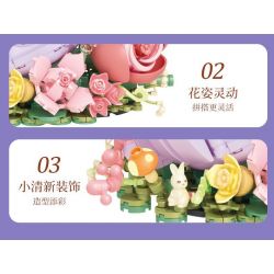 SEMBO 611087 non  TRÀ ĐẠO YUEJIAN bộ đồ chơi xếp lắp ráp ghép mô hình Creator Sáng Tạo 878 khối