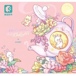 SEMBO 611087 non  TRÀ ĐẠO YUEJIAN bộ đồ chơi xếp lắp ráp ghép mô hình Creator Sáng Tạo 878 khối