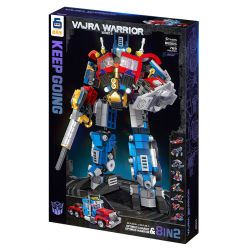 KAI GAO LE BB305 non  VOLTRON POWER RANGERS bộ đồ chơi xếp lắp ráp ghép mô hình Movie & Game VAJRA WARRIOR Phim Và Trò Chơi 769 khối