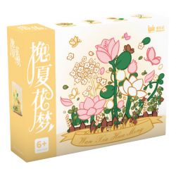 WELLEADZ 2126 non  MANG THEO GIẤC MƠ HOA MÙA HÈ bộ đồ chơi xếp lắp ráp ghép mô hình Creator Sáng Tạo 360 khối