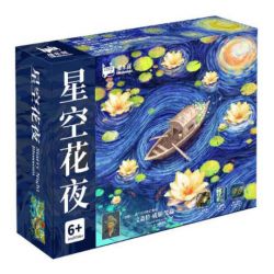 WELLEADZ 3101 non  ĐÊM HOA BẦU TRỜI ĐẦY SAO bộ đồ chơi xếp lắp ráp ghép mô hình Arts & Crafts 922 khối