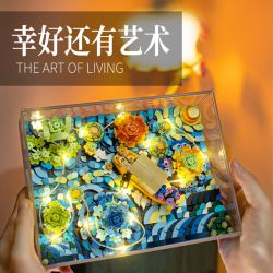 WELLEADZ 3101 non  ĐÊM HOA BẦU TRỜI ĐẦY SAO bộ đồ chơi xếp lắp ráp ghép mô hình Arts & Crafts 922 khối