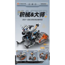 IM.MASTER QIHUI 8051 non  BẬC THẦY MÁY MÓC LẬP TRÌNH Ô TÔ ĐÓNG THẾ bộ đồ chơi xếp lắp ráp ghép mô hình  Kỹ Thuật Công Nghệ Cao Mô Hình Phương Tiện 724 khối