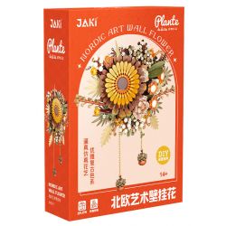 JAKI JK2511 2511 non  TẠP CHÍ THỰC VẬT HOA TREO TƯỜNG NGHỆ THUẬT BẮC ÂU ĐƯỢC BẢO QUẢN bộ đồ chơi xếp lắp ráp ghép mô hình Creator NORDIC ART WALL FLOWER Sáng Tạo