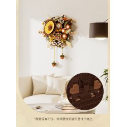 JAKI JK2511 2511 non  TẠP CHÍ THỰC VẬT HOA TREO TƯỜNG NGHỆ THUẬT BẮC ÂU ĐƯỢC BẢO QUẢN bộ đồ chơi xếp lắp ráp ghép mô hình Creator NORDIC ART WALL FLOWER Sáng Tạo