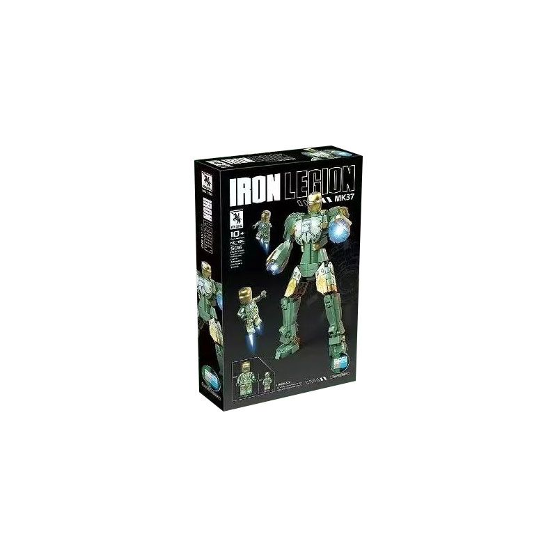 RENZAIMA 796 non Lego NGƯỜI SẮT MK37 bộ đồ chơi xếp lắp ráp ghép mô hình Super Heroes IRON LEGION MK37 Siêu Nhân Anh Hùng 506 khối