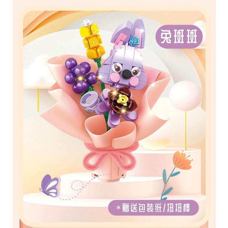 FORANGE FC8309 8309 non  NHẬT KÝ HOA 6 MẪU bộ đồ chơi xếp lắp ráp ghép mô hình Creator Sáng Tạo 773 khối