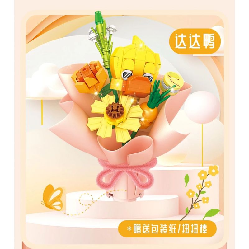 FORANGE FC8309 8309 non  NHẬT KÝ HOA 6 MẪU bộ đồ chơi xếp lắp ráp ghép mô hình Creator Sáng Tạo 773 khối