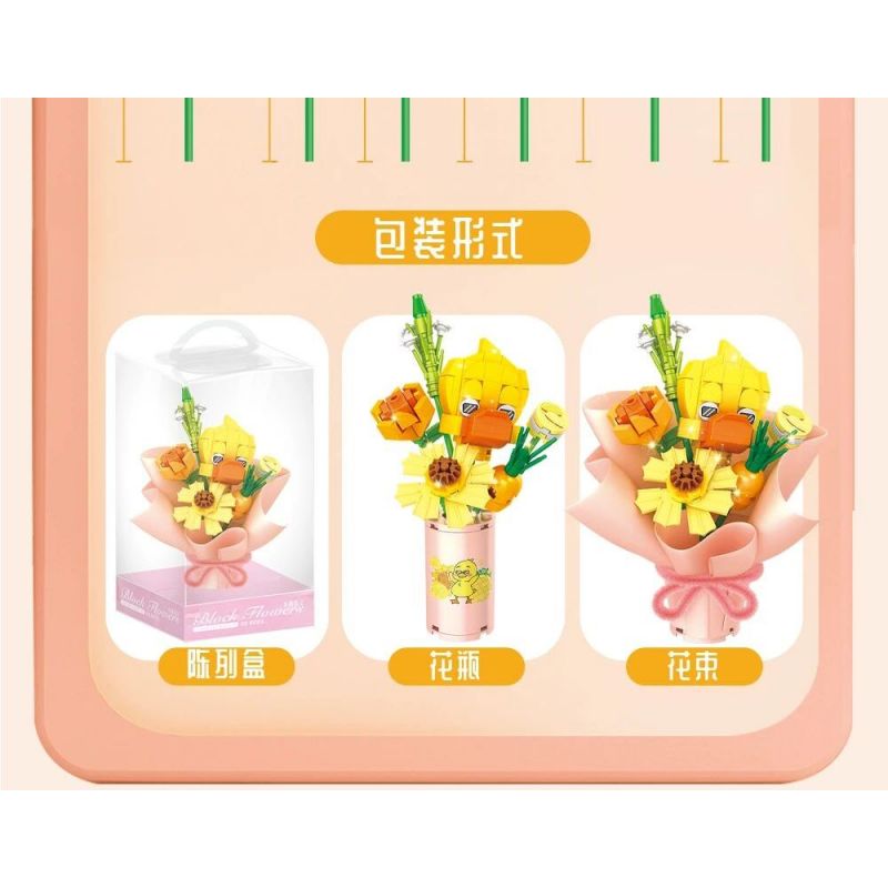 FORANGE FC8309 8309 non  NHẬT KÝ HOA 6 MẪU bộ đồ chơi xếp lắp ráp ghép mô hình Creator Sáng Tạo 773 khối