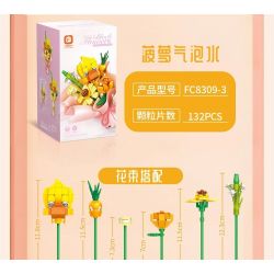 FORANGE FC8309 8309 non  NHẬT KÝ HOA 6 MẪU bộ đồ chơi xếp lắp ráp ghép mô hình Creator Sáng Tạo 773 khối