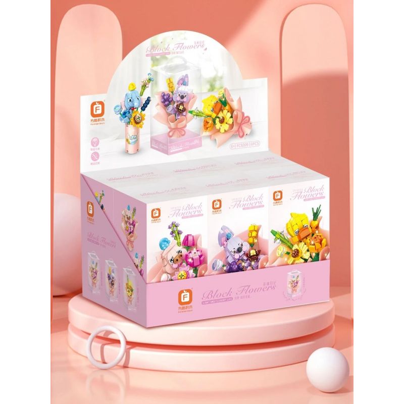 FORANGE FC8309 8309 non  NHẬT KÝ HOA 6 MẪU bộ đồ chơi xếp lắp ráp ghép mô hình Creator Sáng Tạo 773 khối